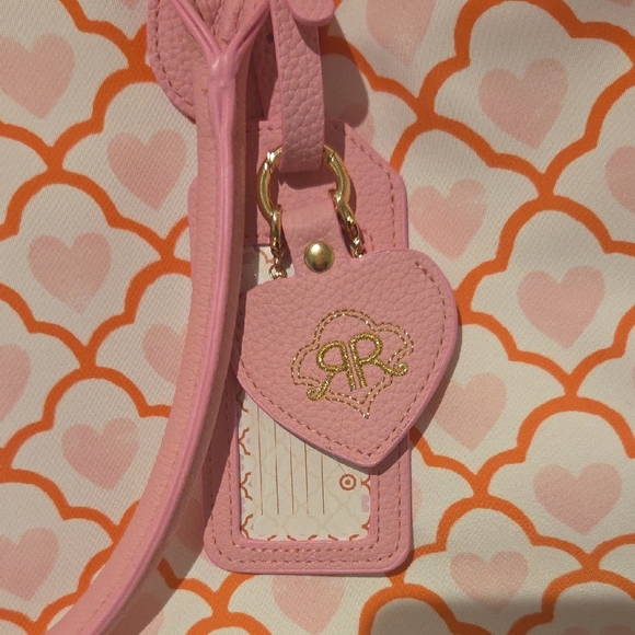 Roller Rabbit X Target Pink and Orange Patterned Travel Bag with Neck Pillow - Picture 3 of 5